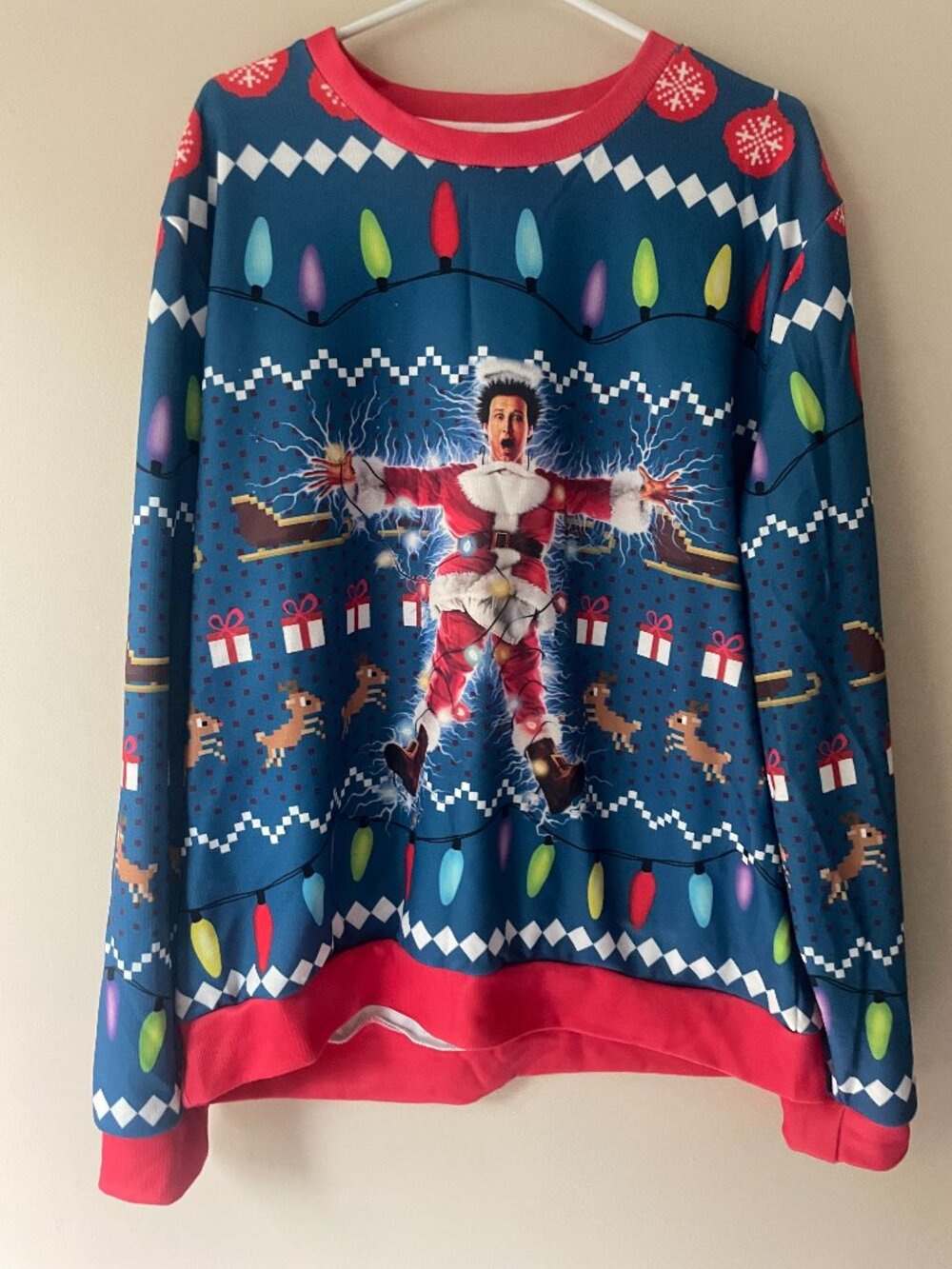 Christmas Vacation Clark Griswold Ugly Christmas Sweater